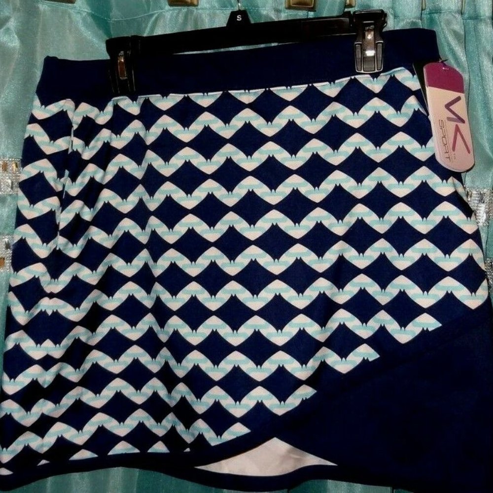 VK SPORT DIAGONAL CUT WOVEN WOMEN'S 10 GOLF SKORT